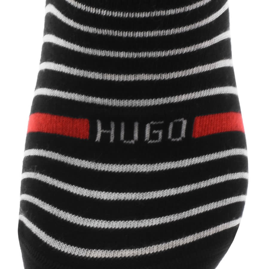 Alternative Image for ProductHUGO Double Pack Socks Black3